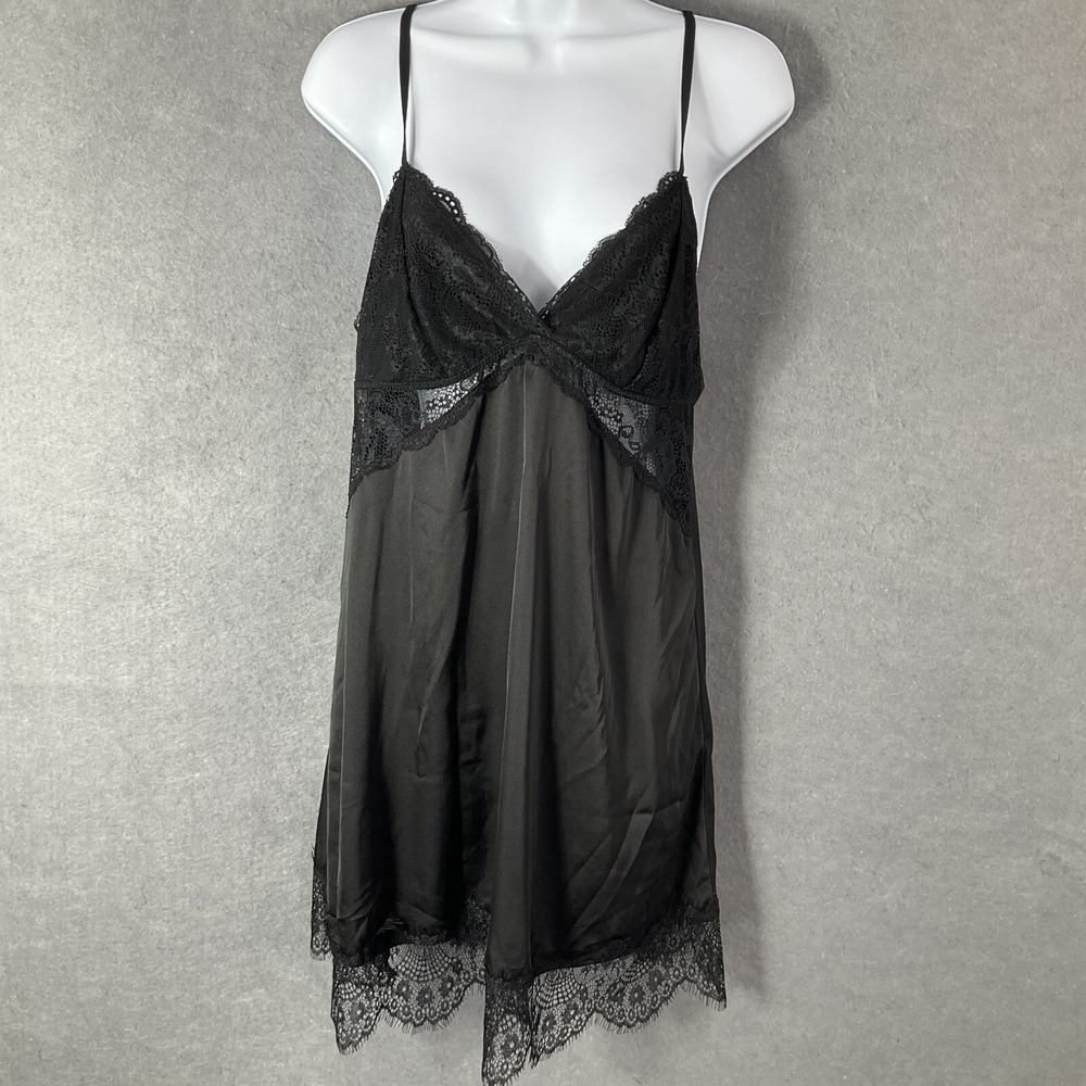 Avid Love Slip Dress Womens Sz L‎ Lingerie Lace Fairy Romantic Babydoll